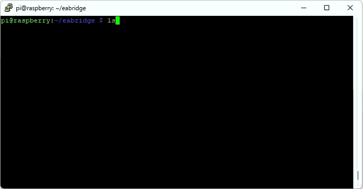 Codegenerierung mit der EA Bridge in einem Terminal, das Quelldateien aus einem EA-Modell erzeugt