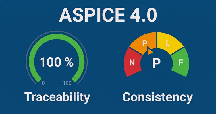 Link Coverage 100%, ASPICE Assessment Still at Risk.
