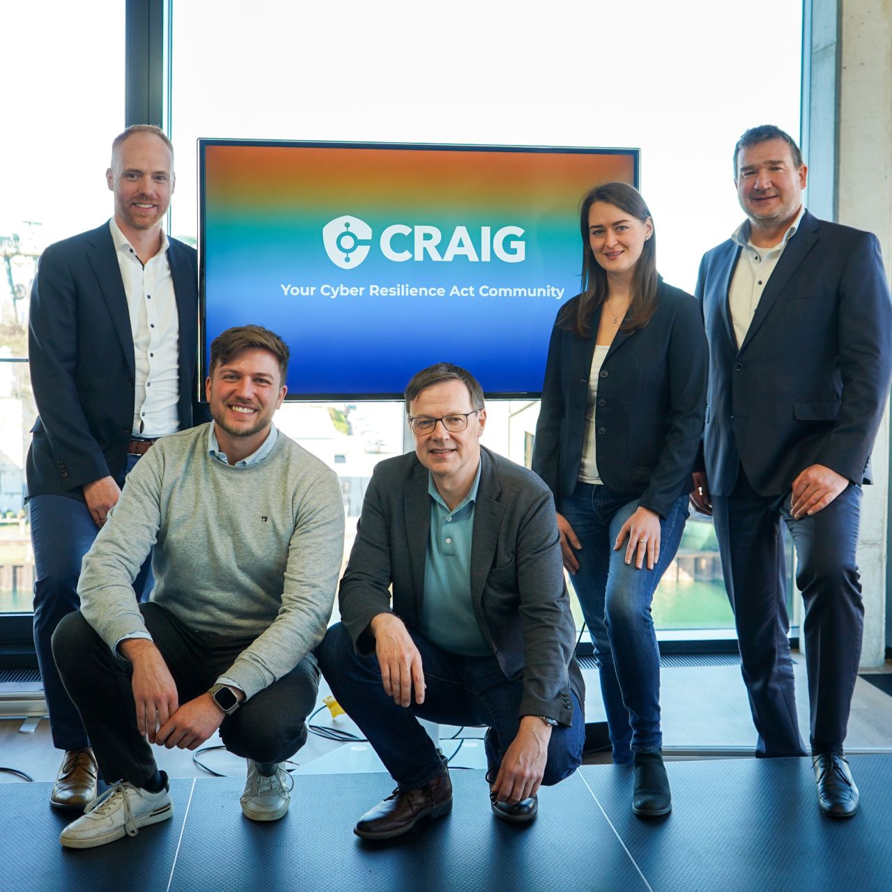 The CRAIG founders at itemis PODIUM in Dortmund