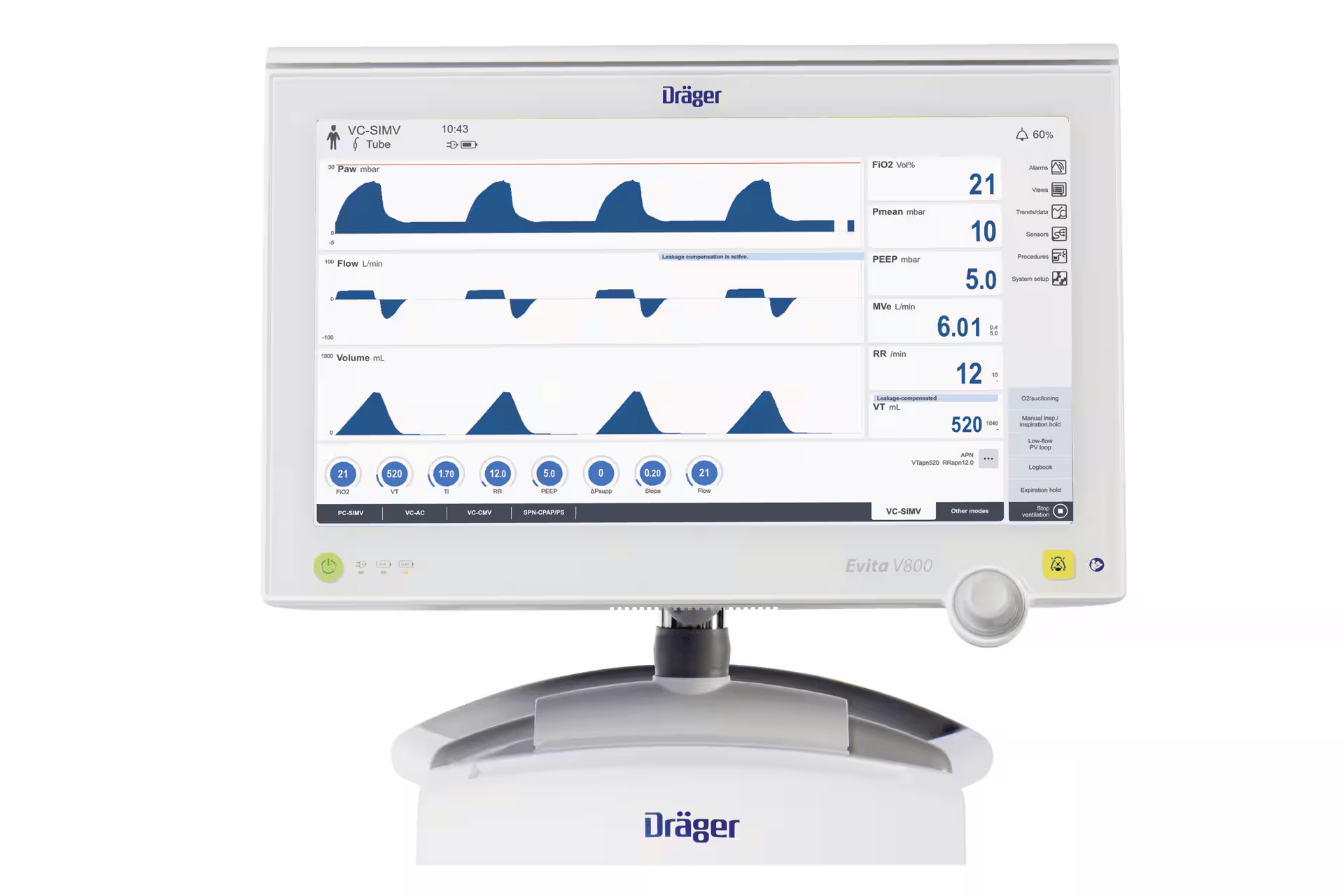 draeger-evita-v800-icu-ventilation-and-respiratory-monitoring-3-2-D-5758-V800