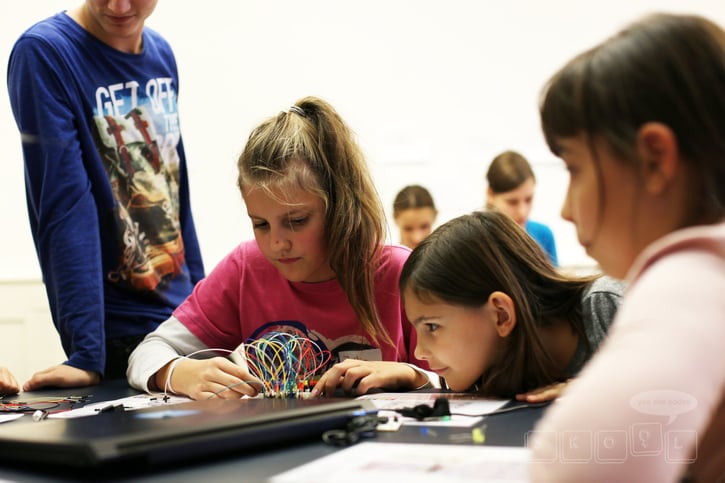 Girls learn to program. itemis supports the Skool program with free YAKINDU Statechart Tools licenses