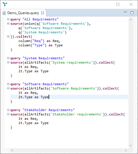 Example for set functions with more than two arguments