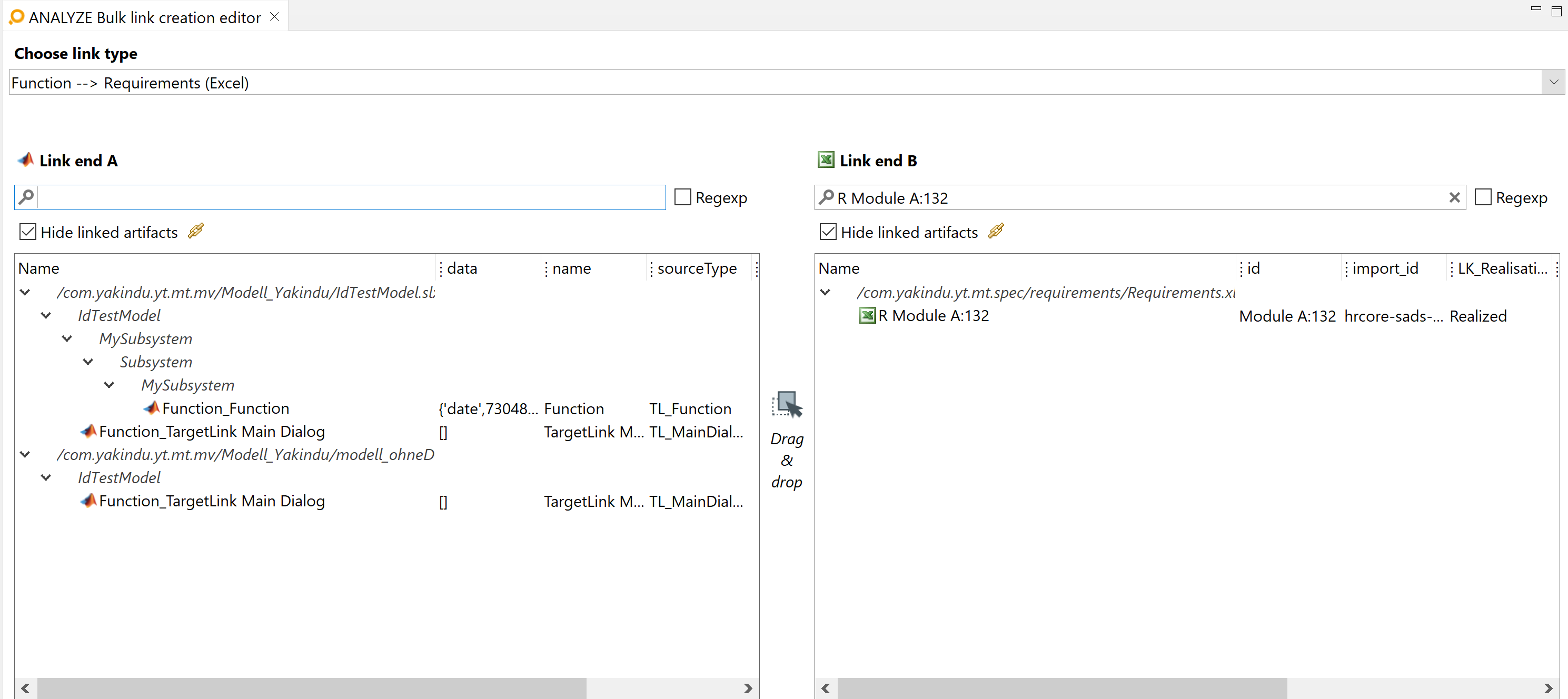 Artifact filtering