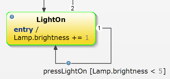 Highlighting a suspended state