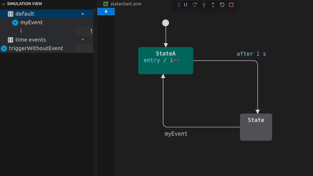 Editing State Charts in Visual Studio Code