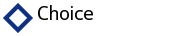 Editor palette element tool "Choice"