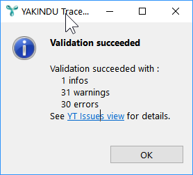 Usability improvement for validations